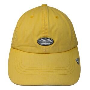 Quick Silver Slideback Baseball Cap Yellow One Size Adjustable Embroidered